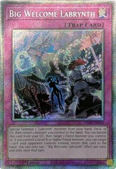 Big Welcome Labrynth - RA04-EN104 - Platinum Secret Rare - 1st Edition
